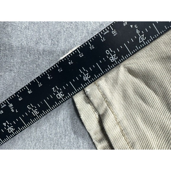 Vtg 90s Levis Silvertab Jeans 30x30 Tan Loose Fit Made in USA - Picture 12 of 15